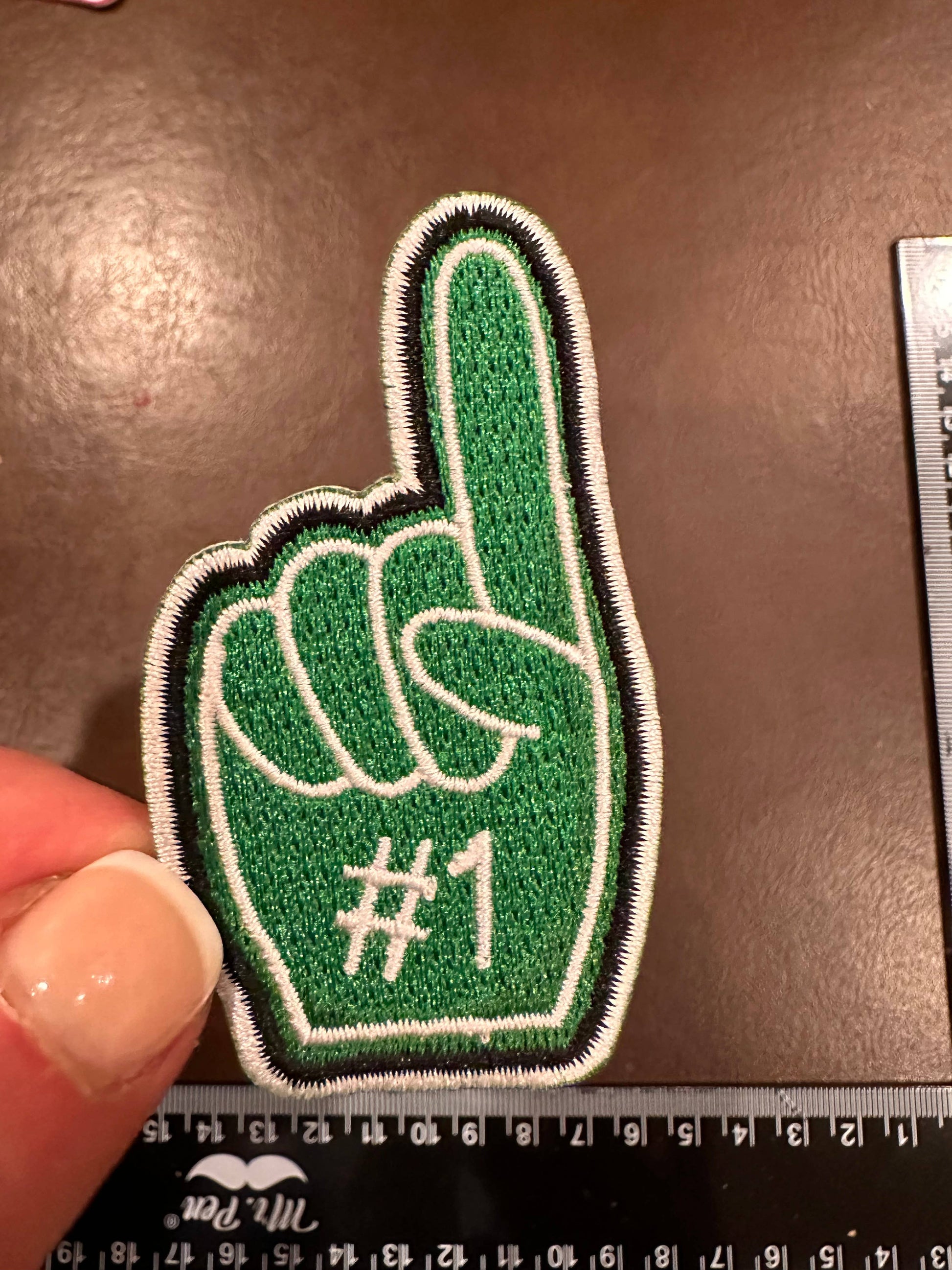 Fan finger, finger patch, fan patch, sports patch, game day