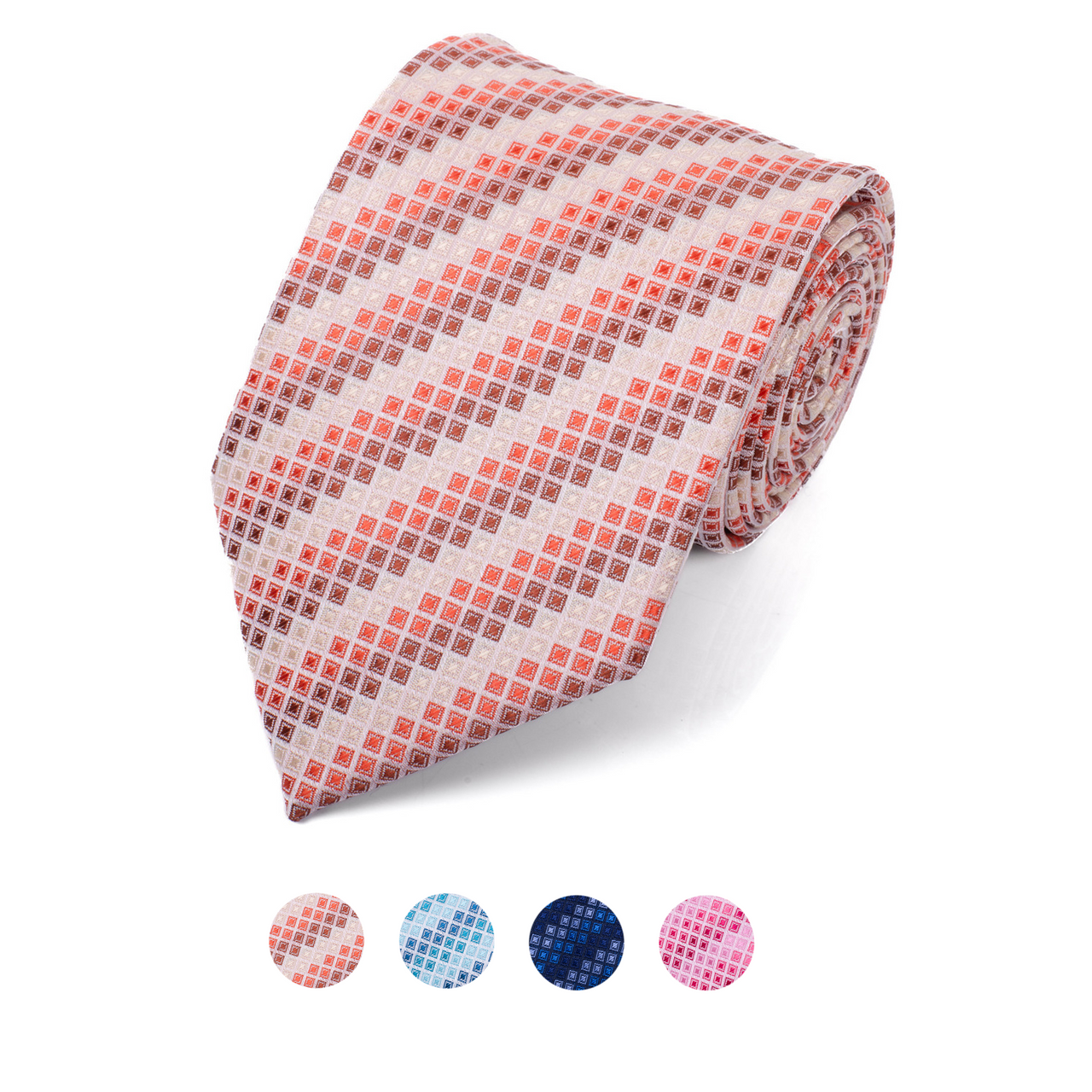 Men's Micro Fiber Poly Woven Regular Tie