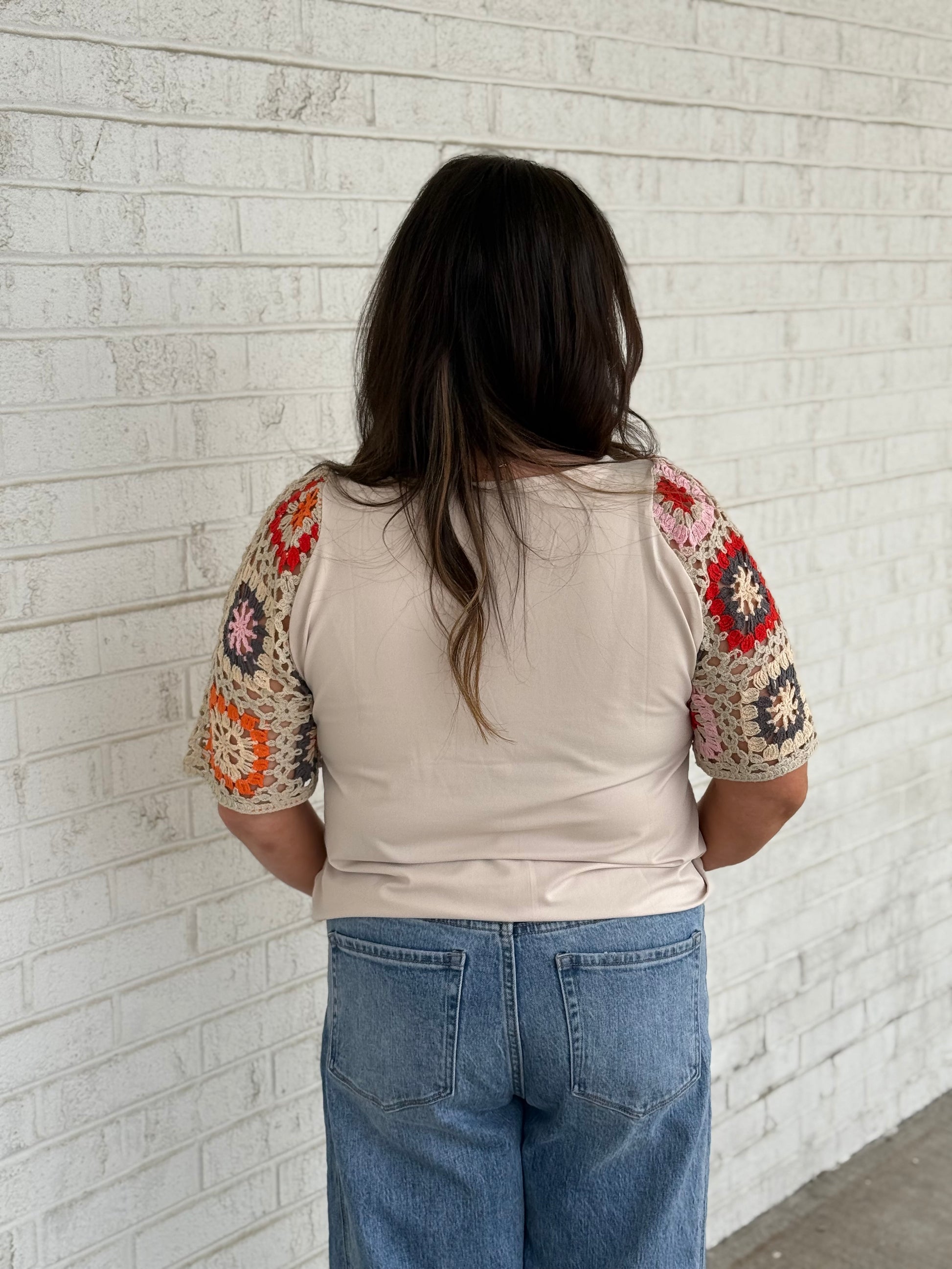 Floral Crochet Top