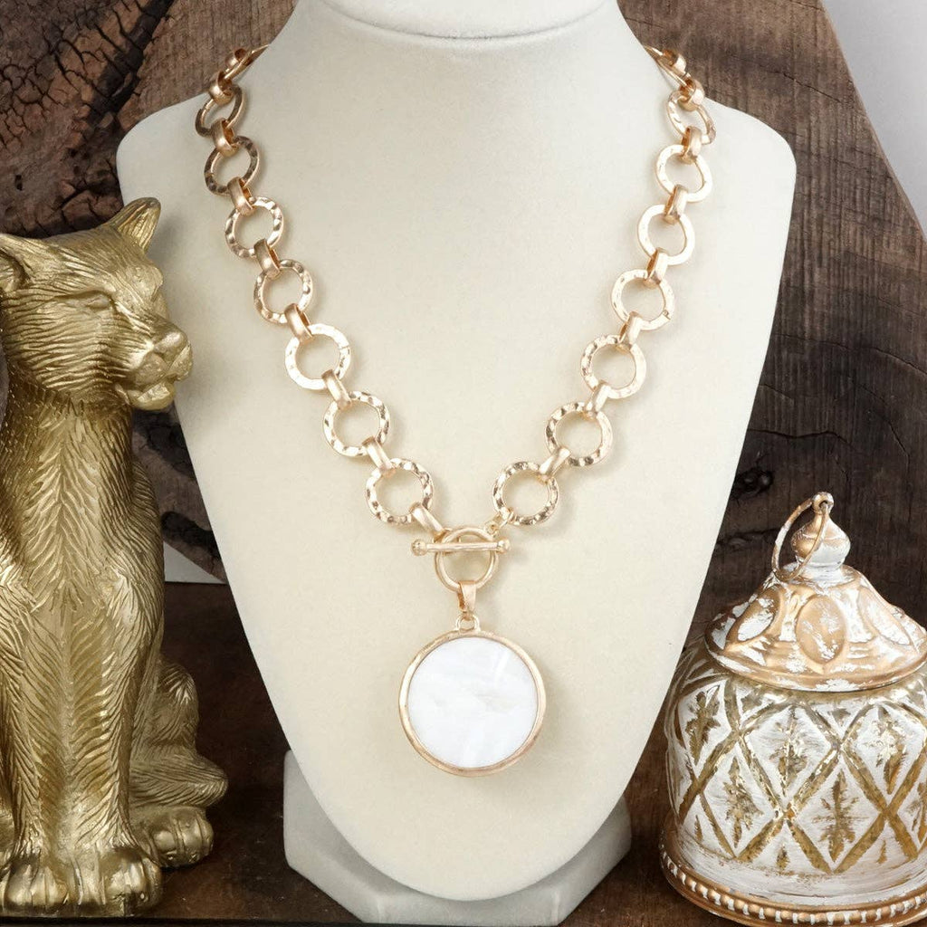 Chunky Ring Chain Necklace