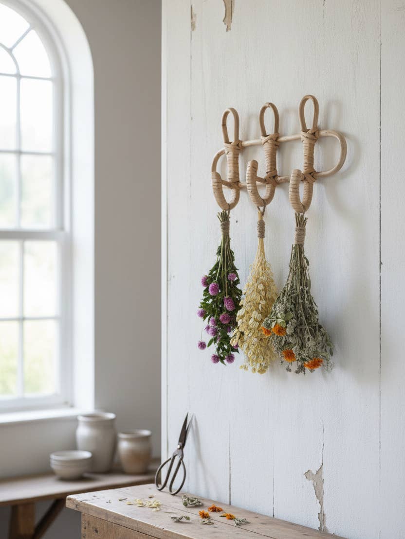 Rattan Wall Hanging Hooks