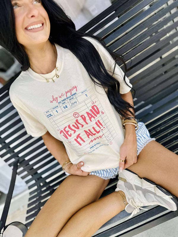 Jesus Paid It All Graphic Tee