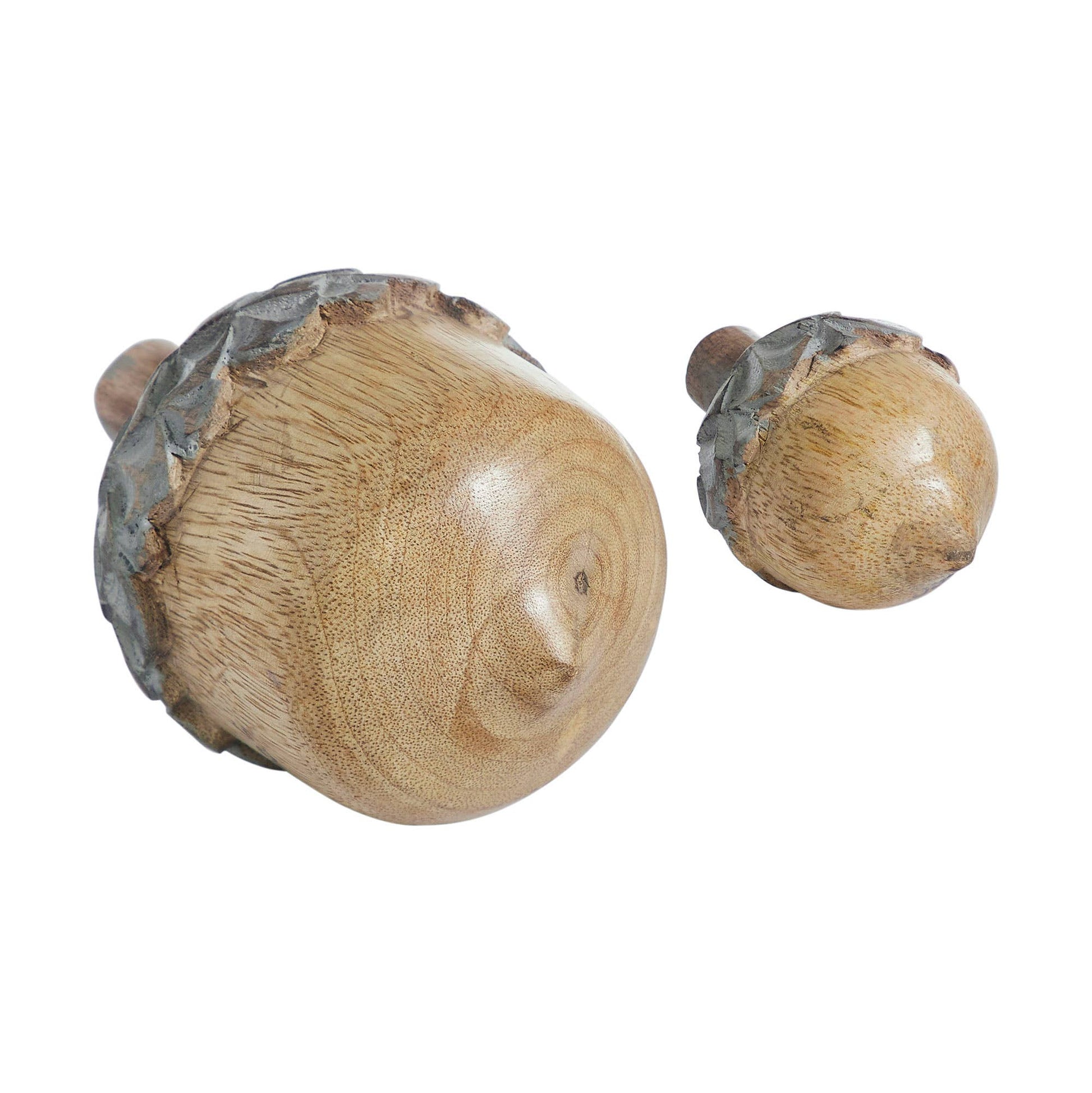 Wooden Acorn Set of 2
