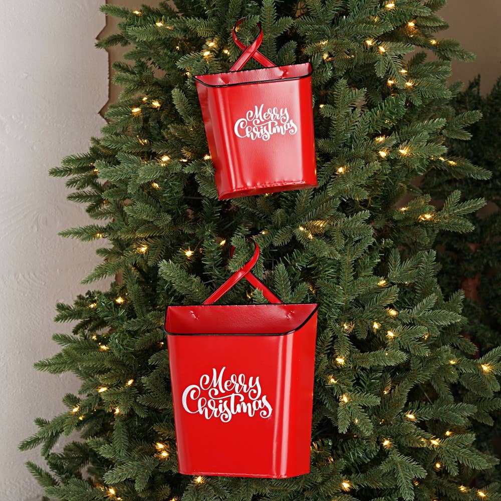 Vintage Red metal mailbox
