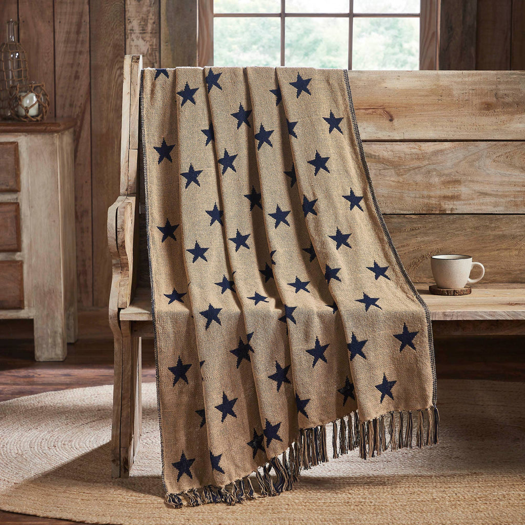 Jacquard Stars Woven Throw