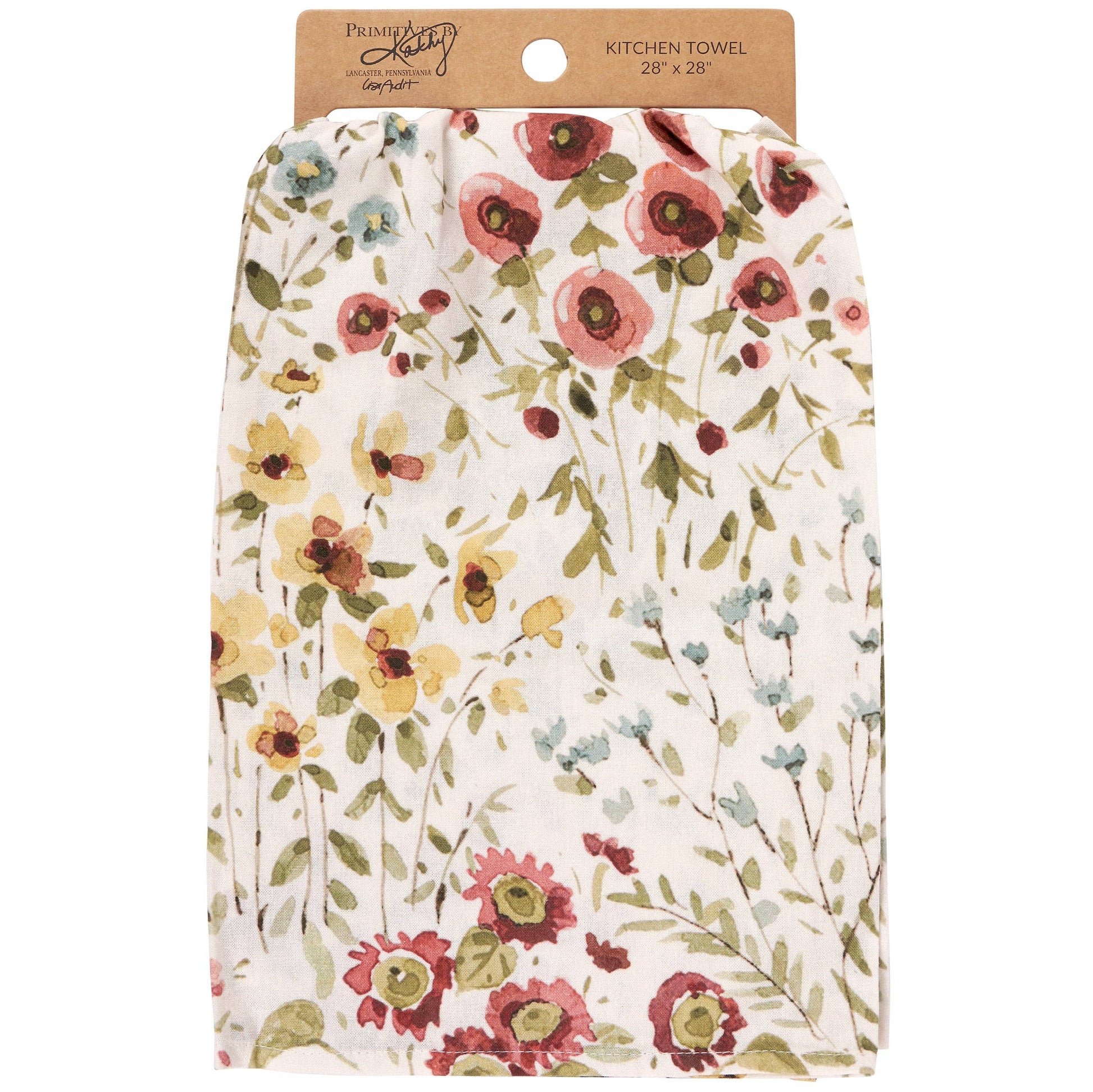 Fall Wildflowers Kitchen Towel