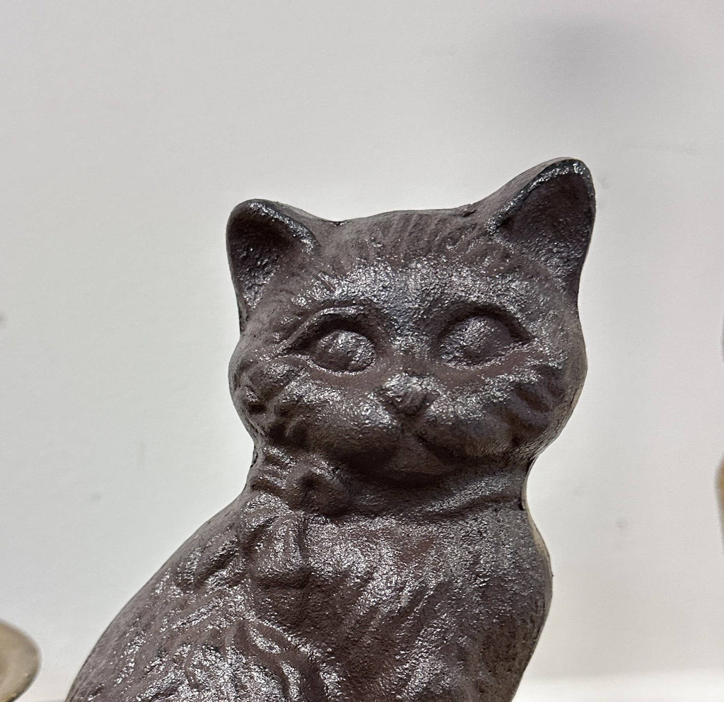 Cast Iron Cat Figurine