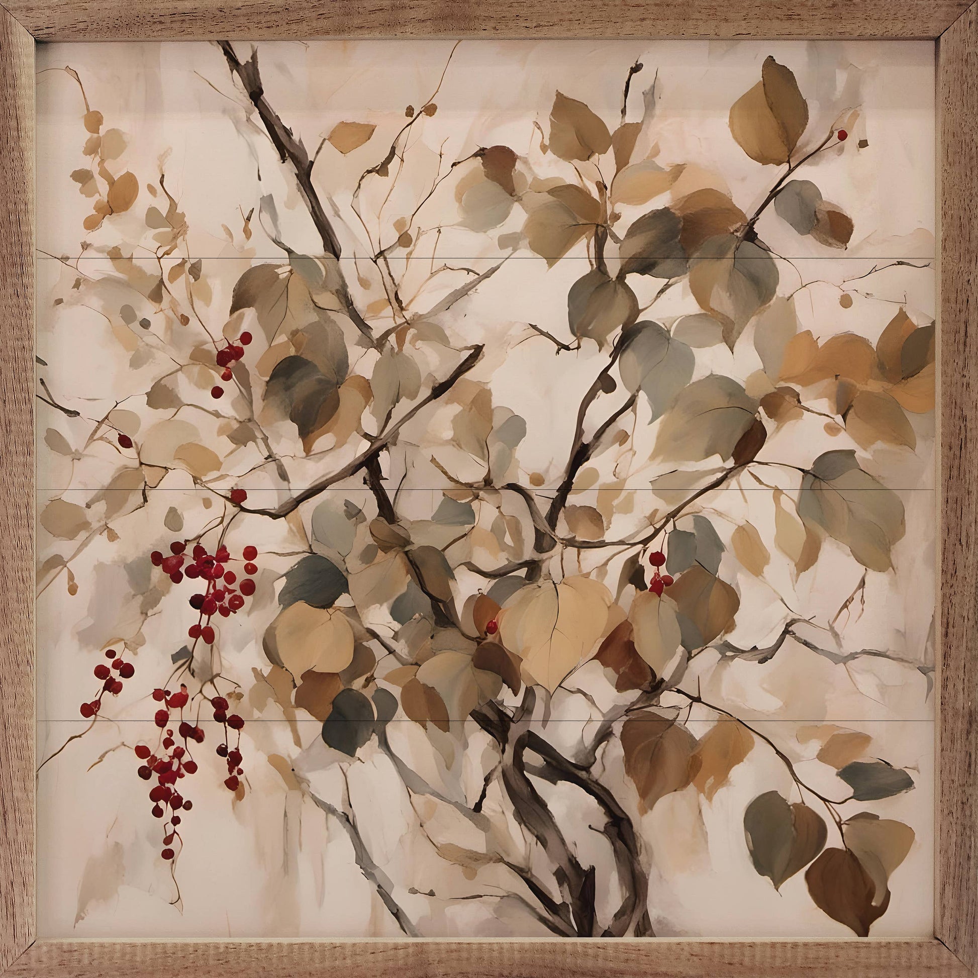 Red Berries On Branch
