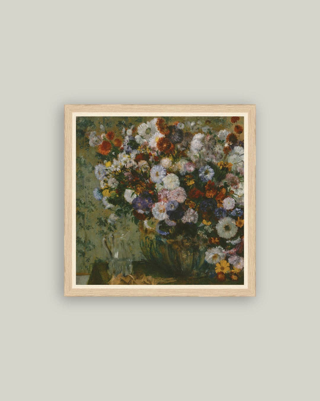 Bright Bouquet Framed Antique Art