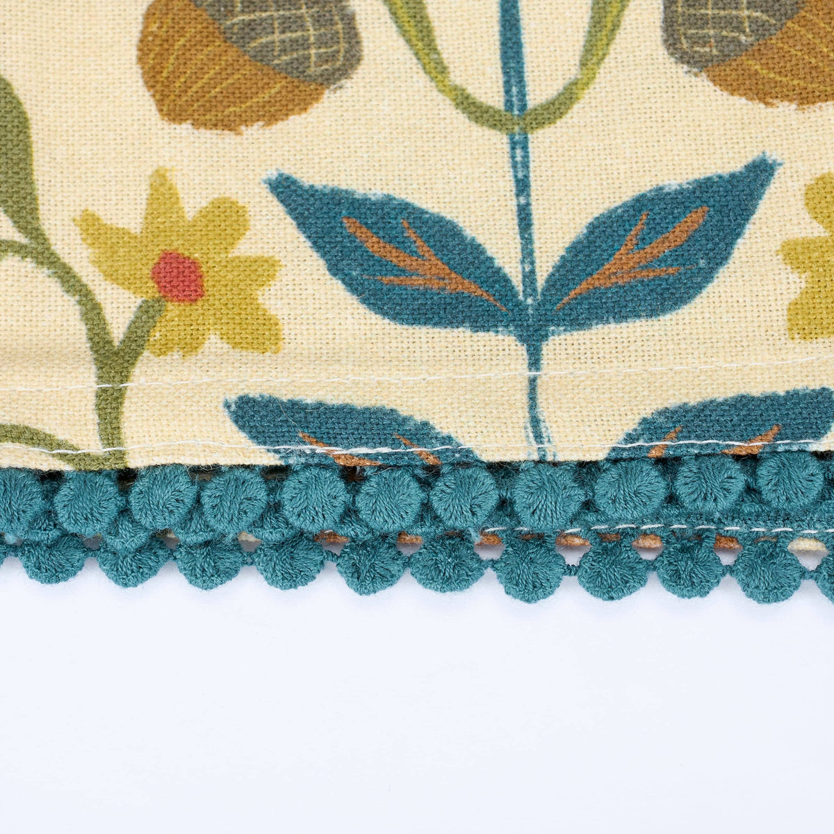 Fall Folk Floral Kitchen Towel