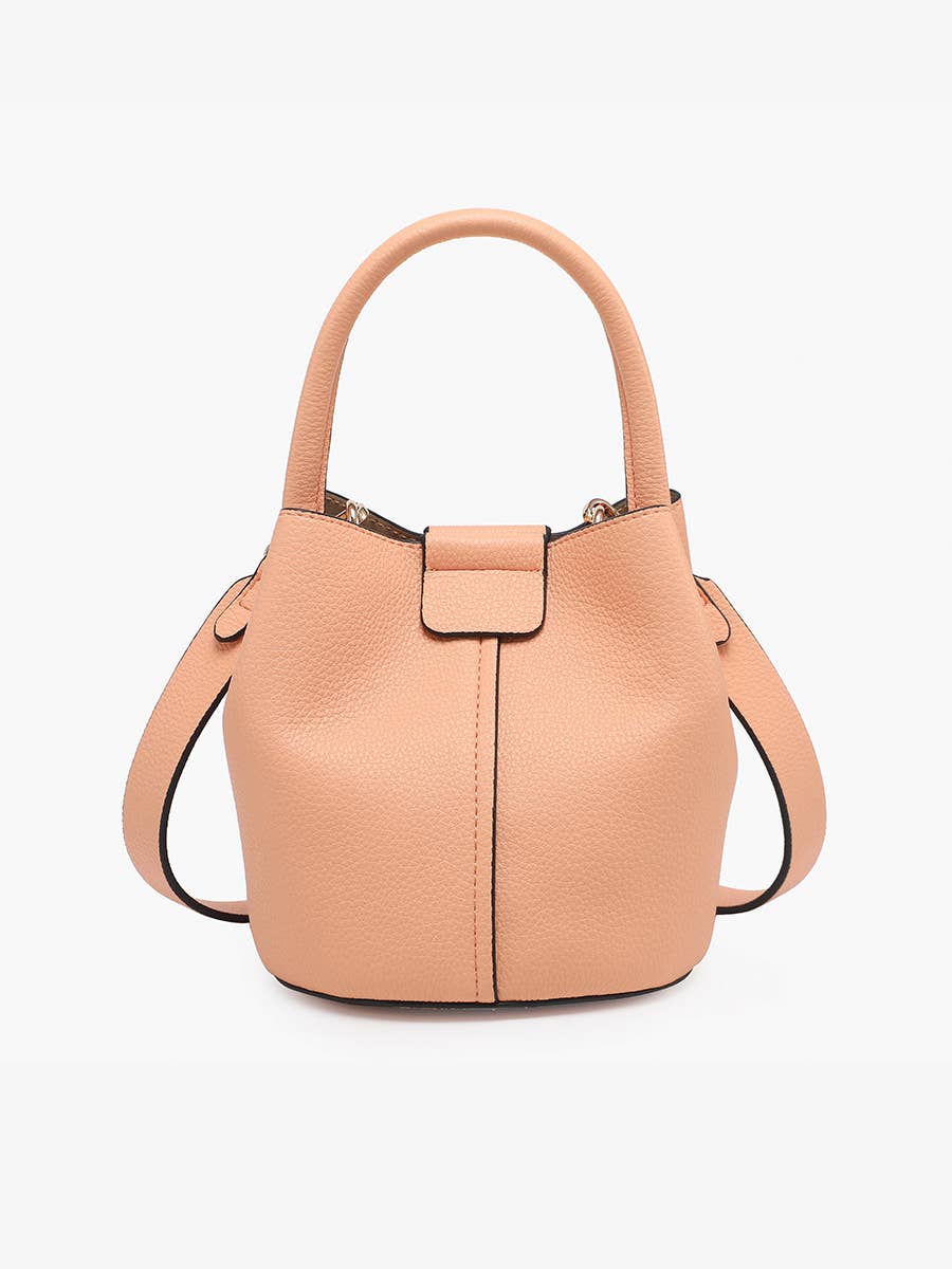 M2528 Farrah Bucket Bag w/ Top Handle & Inner Bag
