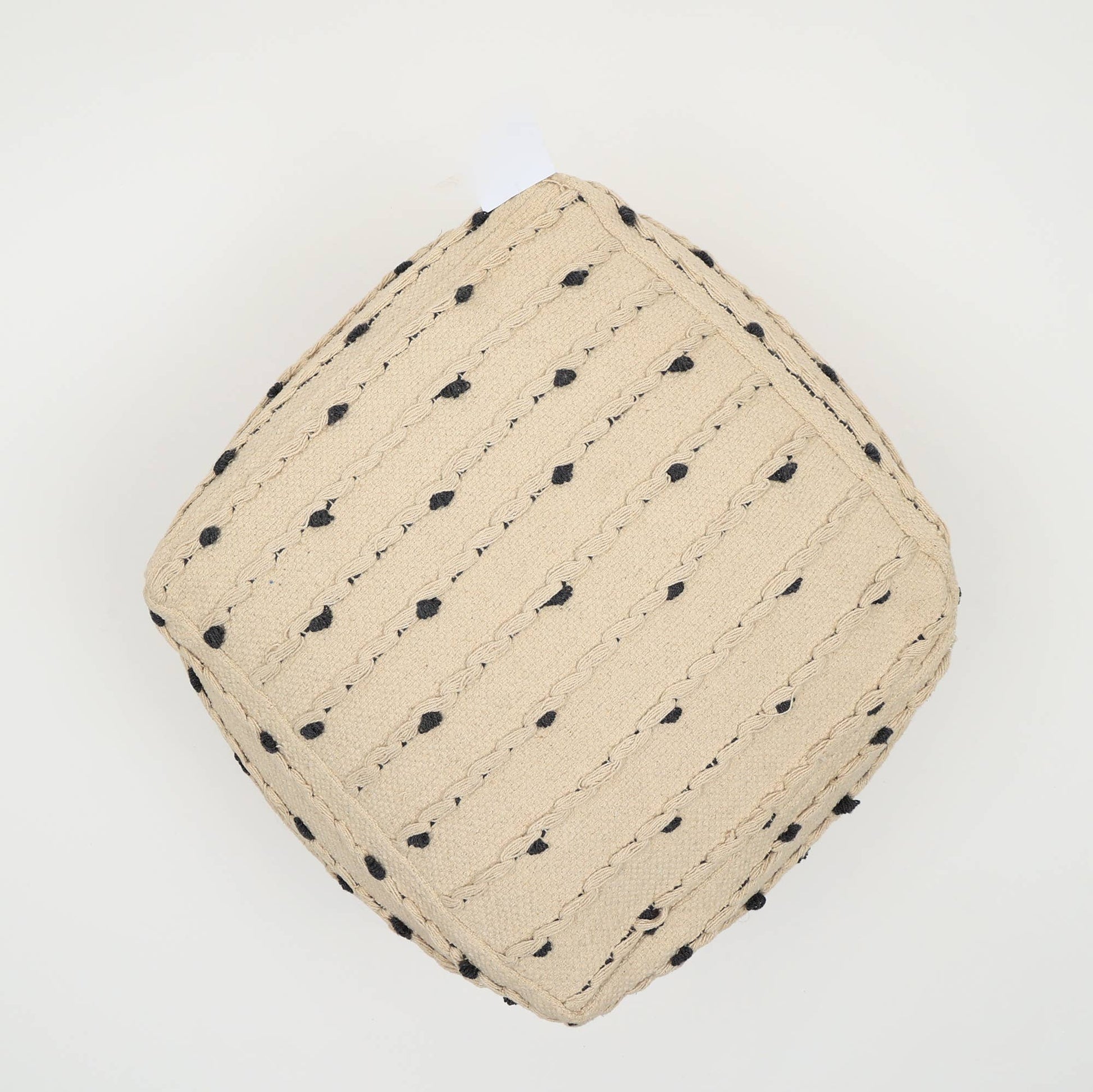Woven Haven Pouf, 18"x18"