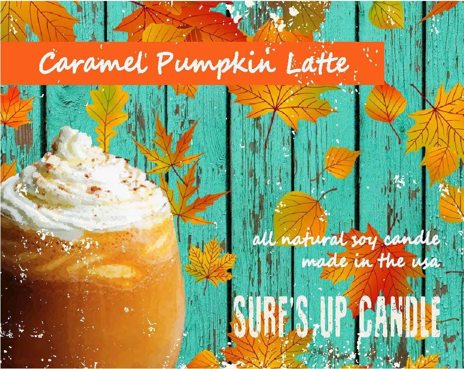 Caramel Pumpkin Latte Paint Can Candle - Vintage Collection