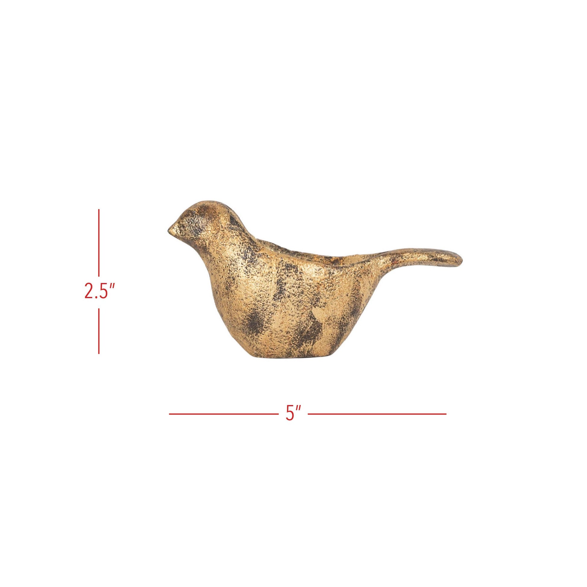 Brass Rustic Bird Mini