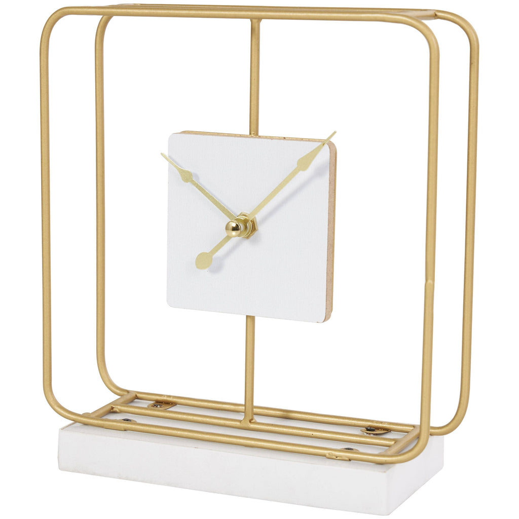 Modern Gold Metal Clock