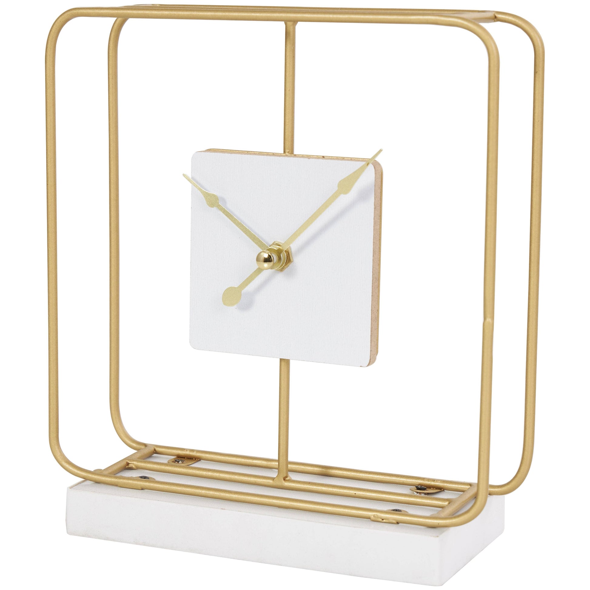 Modern Gold Metal Clock