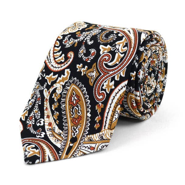Paisley B&G Slim Tie