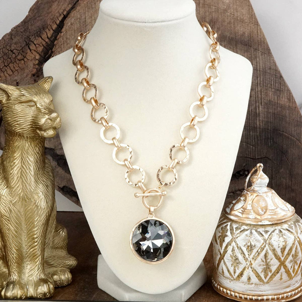 Chunky Ring Chain Necklace