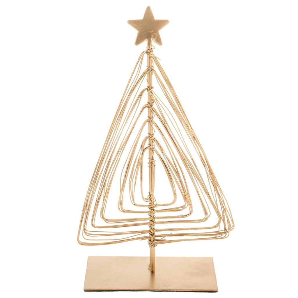 Spiral Wire Flat Trees