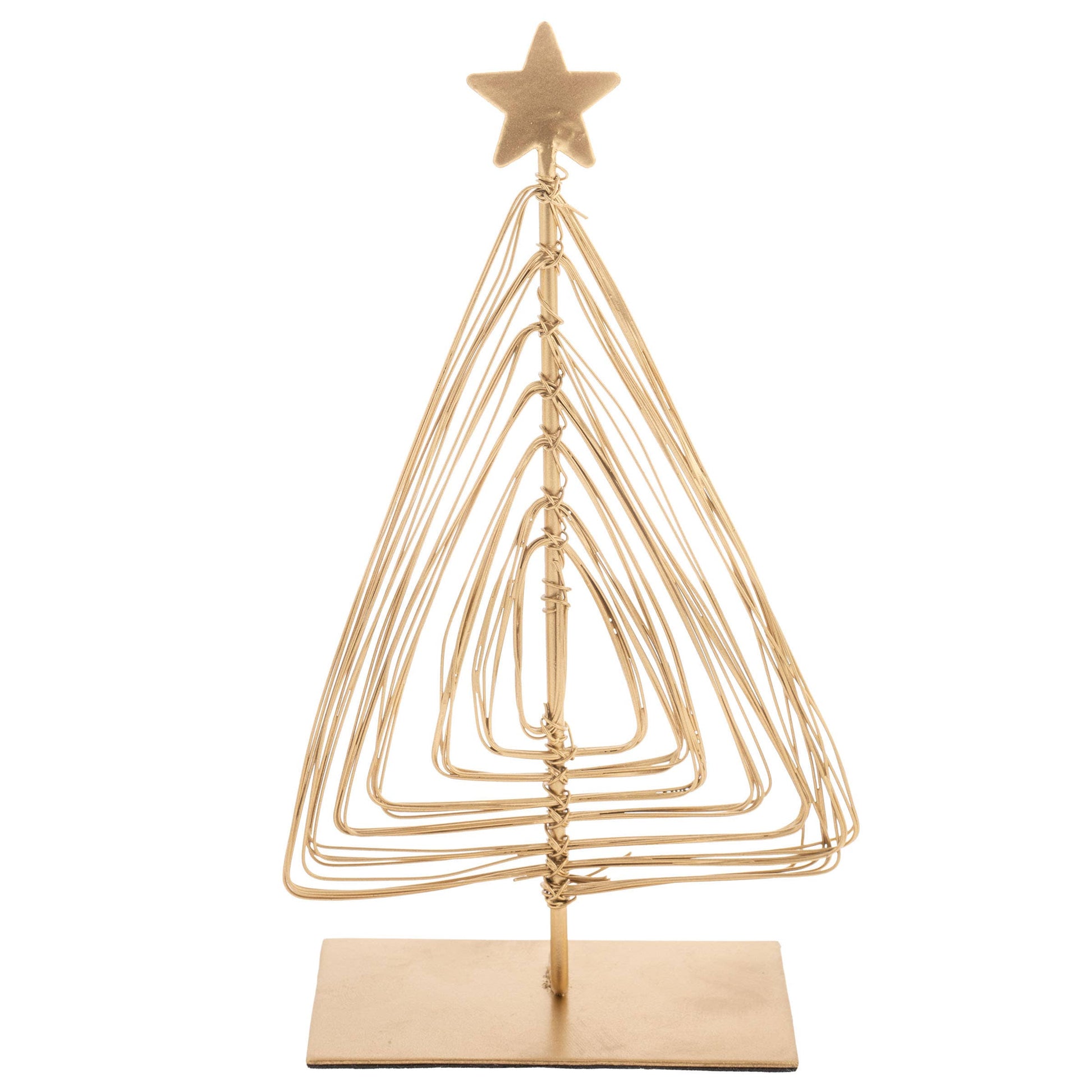 Spiral Wire Flat Trees