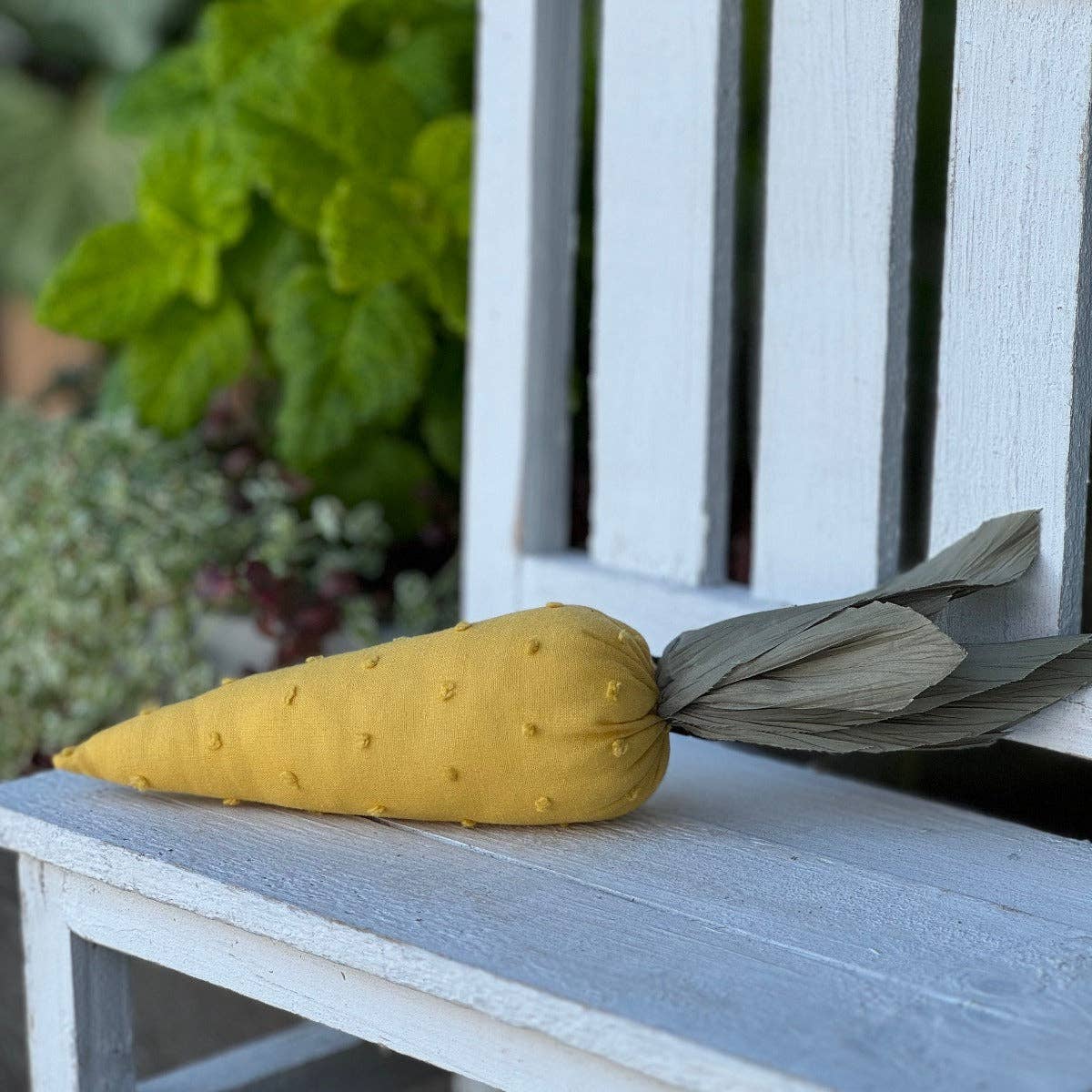 Gold Dot Fabric Carrot