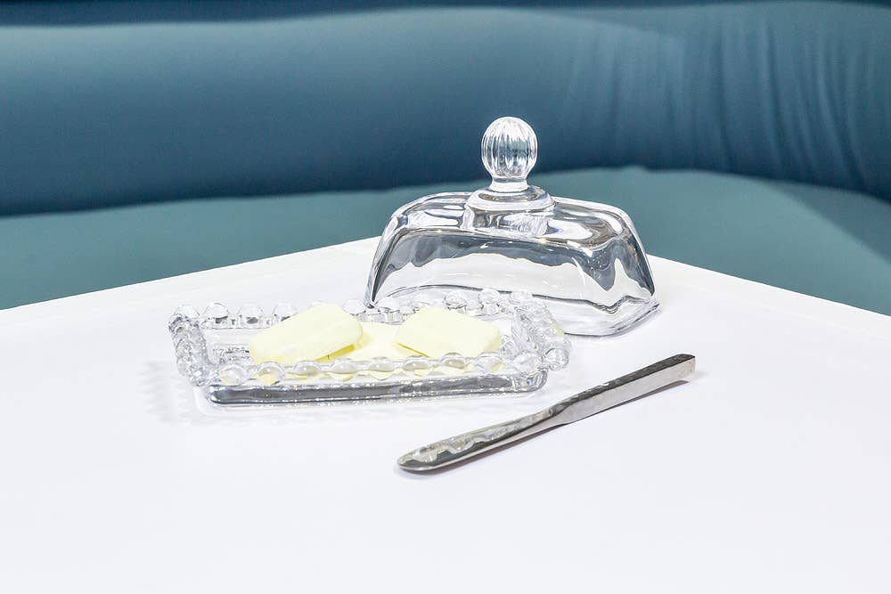 Rect Ball Rim Covered Dish