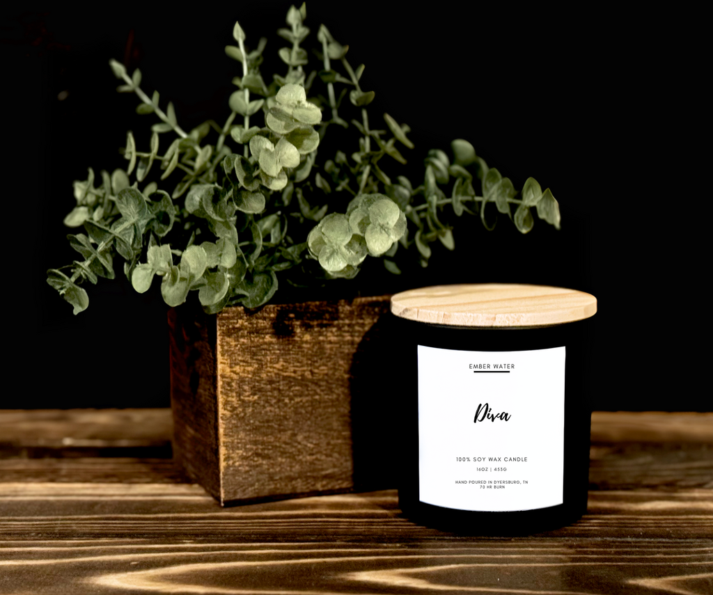 Diva 16 oz 100% Soy Candle 