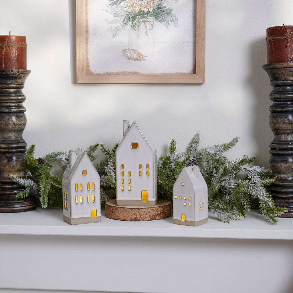 Lighted House Figurine