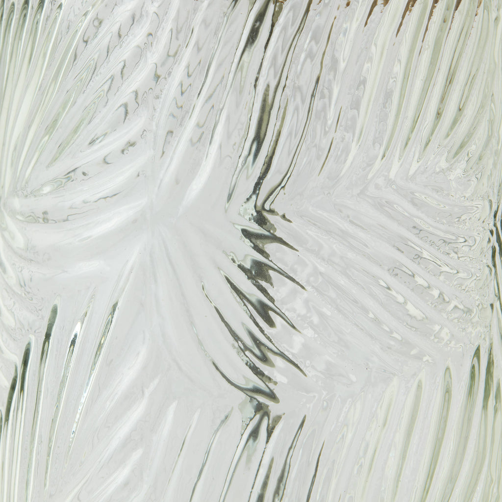 Glass and Mango Wood Table Lamp