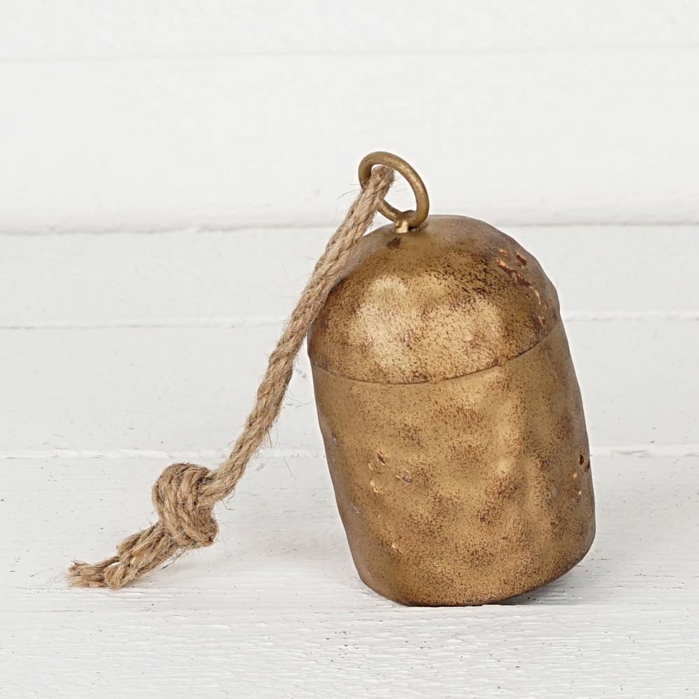 Vintage Gold cow bell