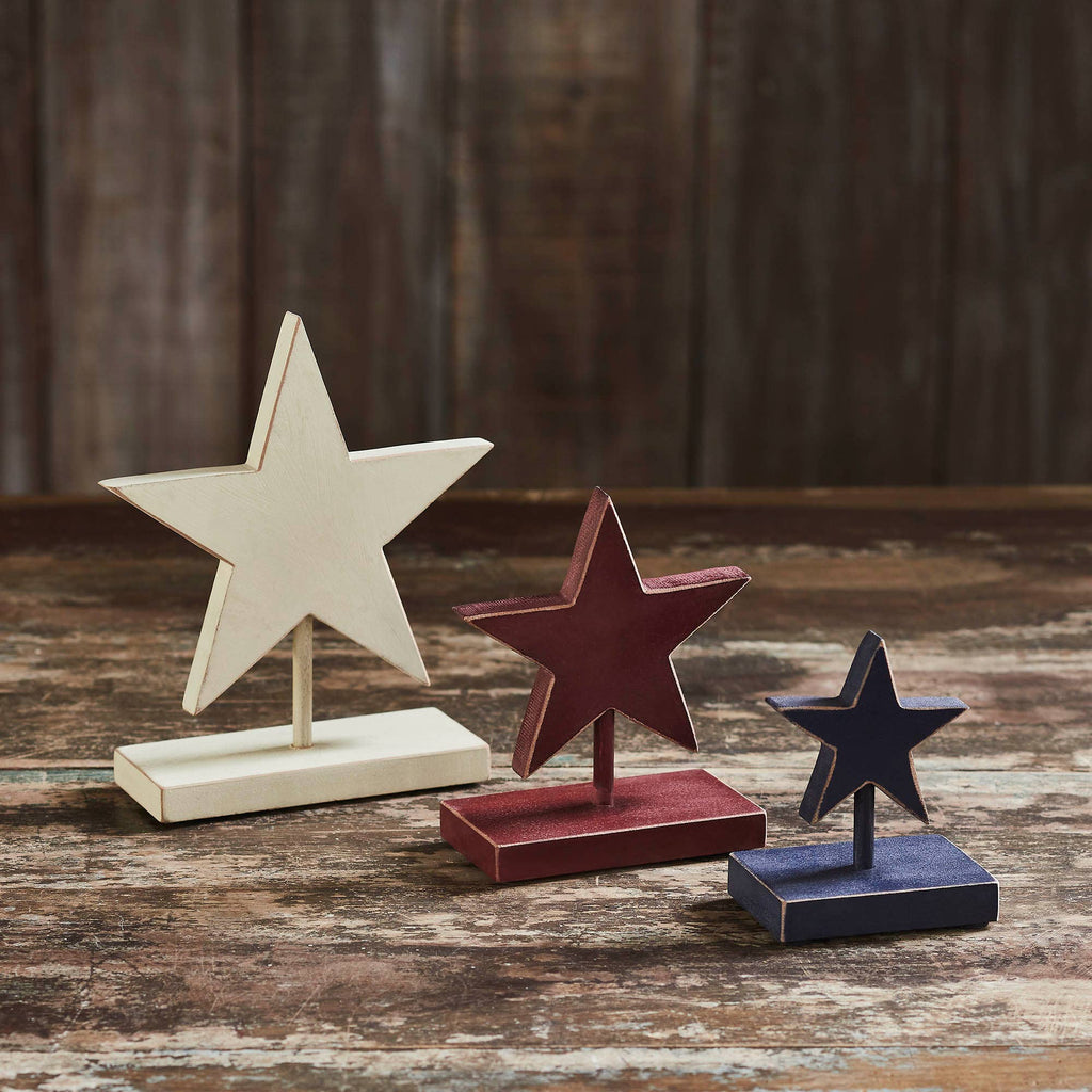Hanging Wooden Stars