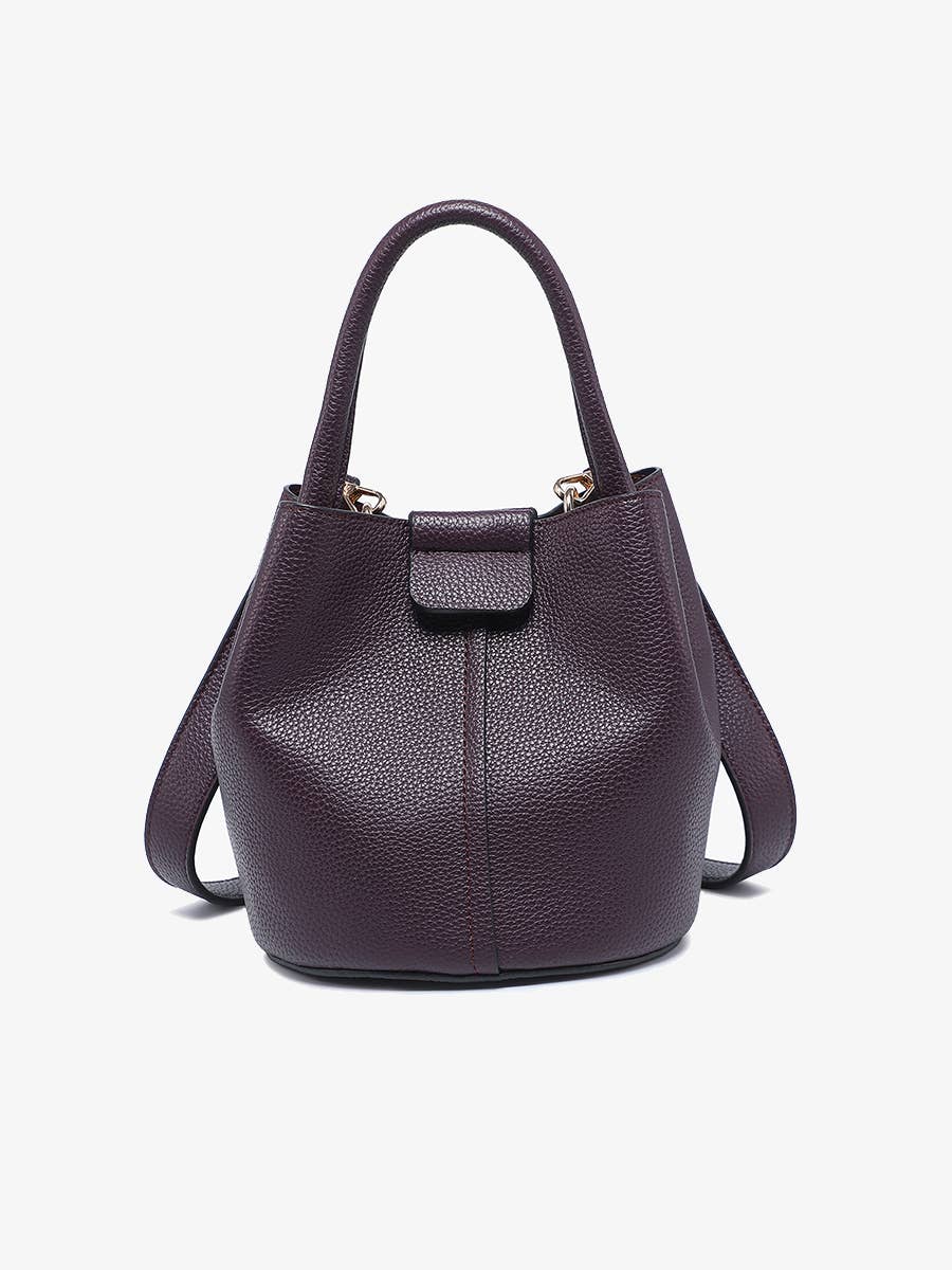 M2528 Farrah Bucket Bag w/ Top Handle & Inner Bag