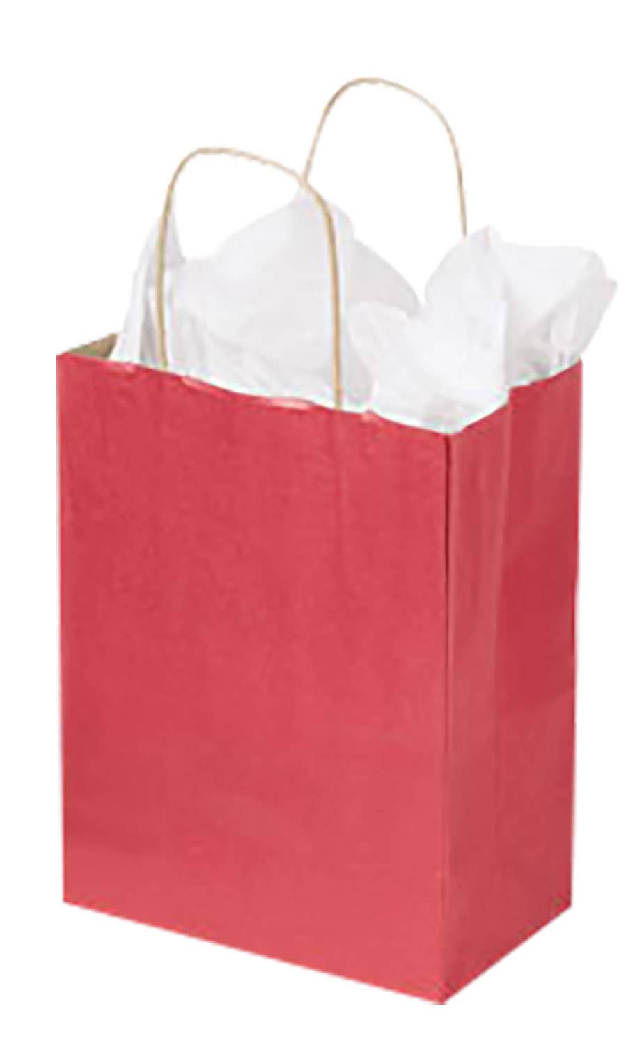 Colorful Kraft Paper Shopping Bags