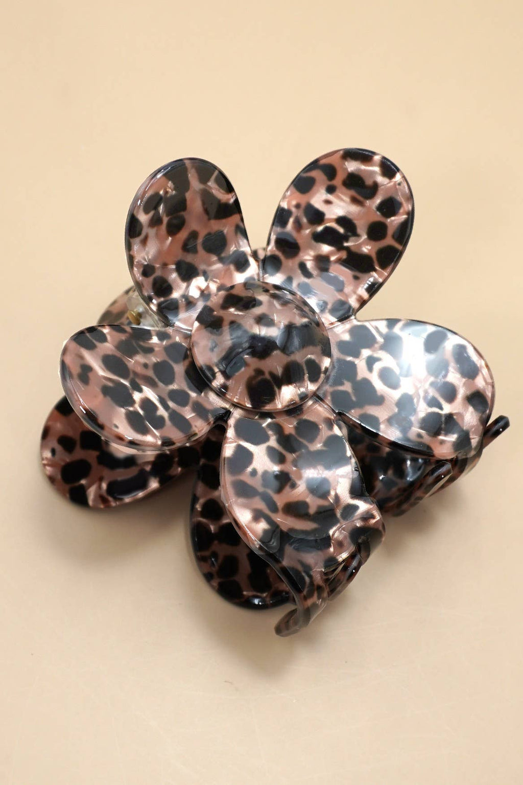 Animal Print Claw Clip