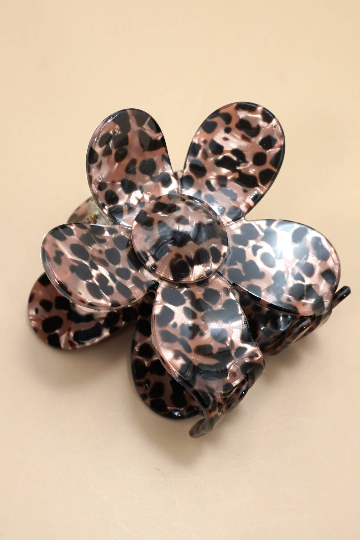 Animal Print Claw Clip