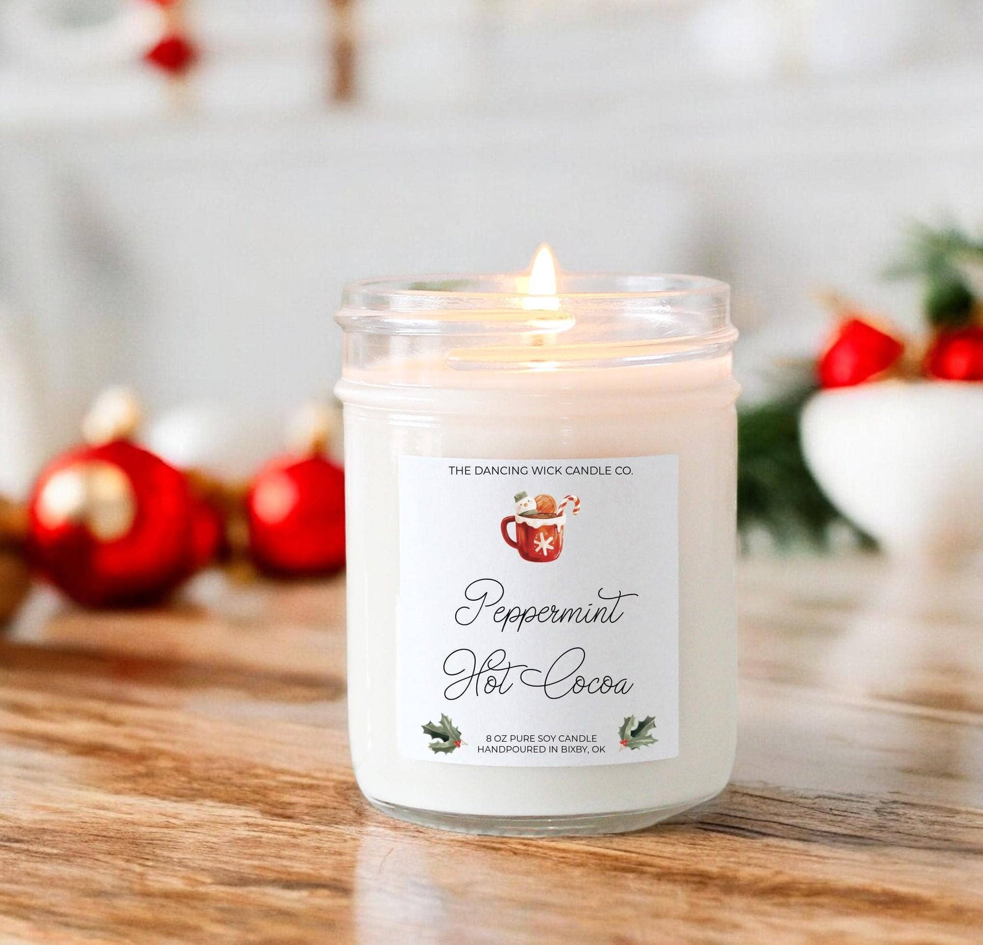 Peppermint Hot Cocoa Candle