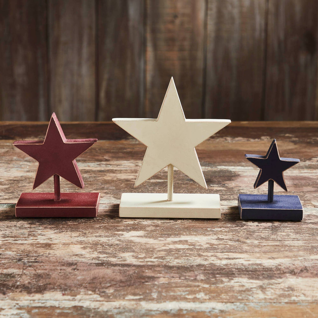 Hanging Wooden Stars