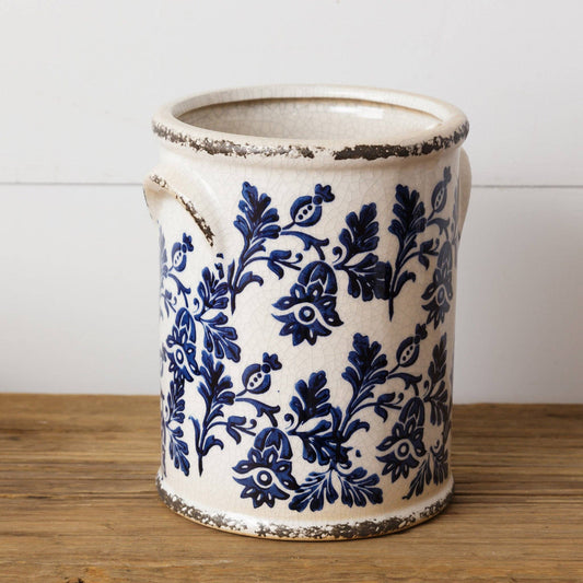 Blue Floral Pottery