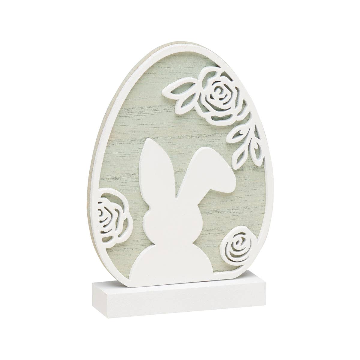 Floral Bunny Laser Easter Egg
