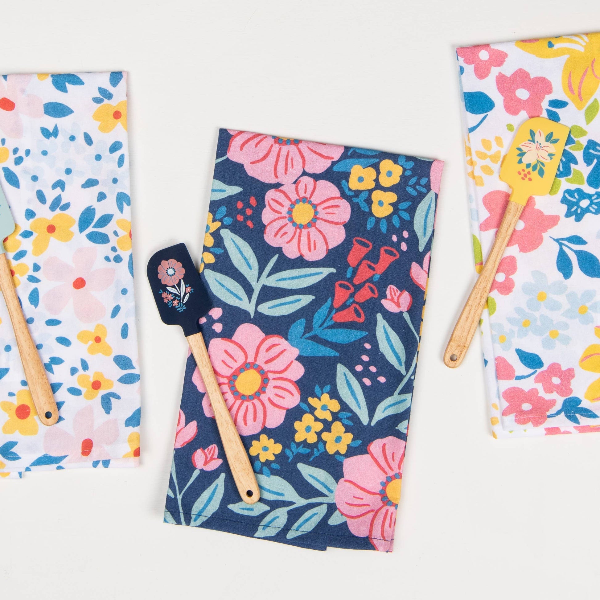 Floral Spatula Towel Set