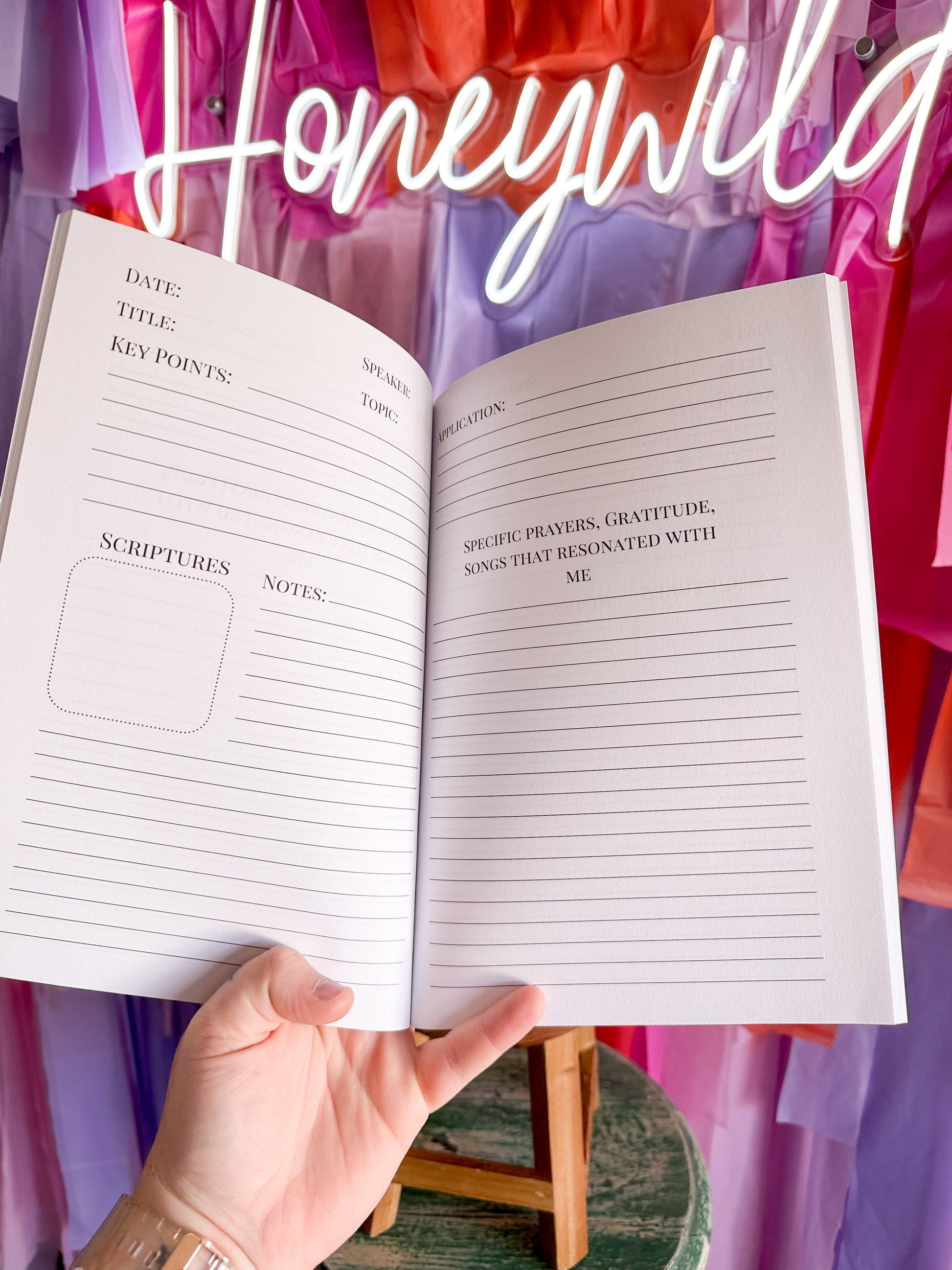 Honeybee Sermon Notes Journal