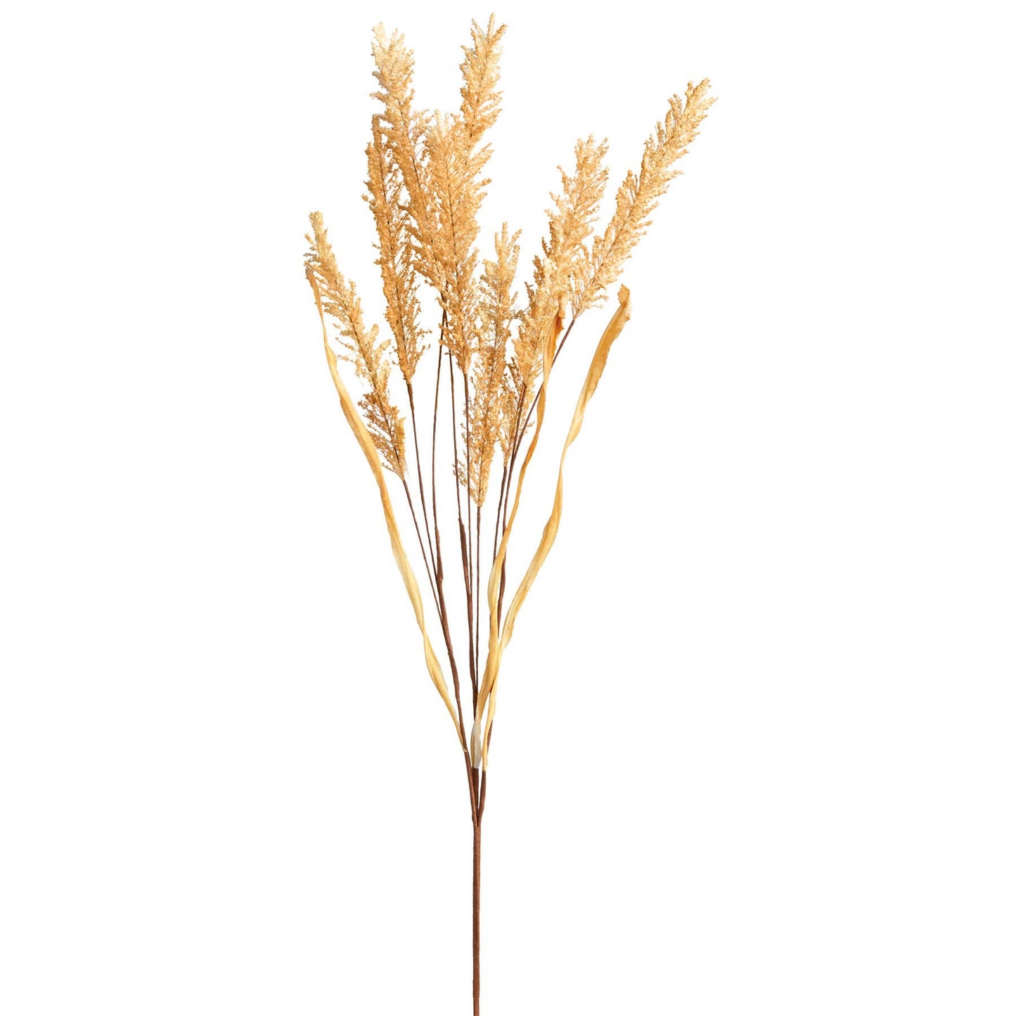 Tan Fall Grass Floral Pick