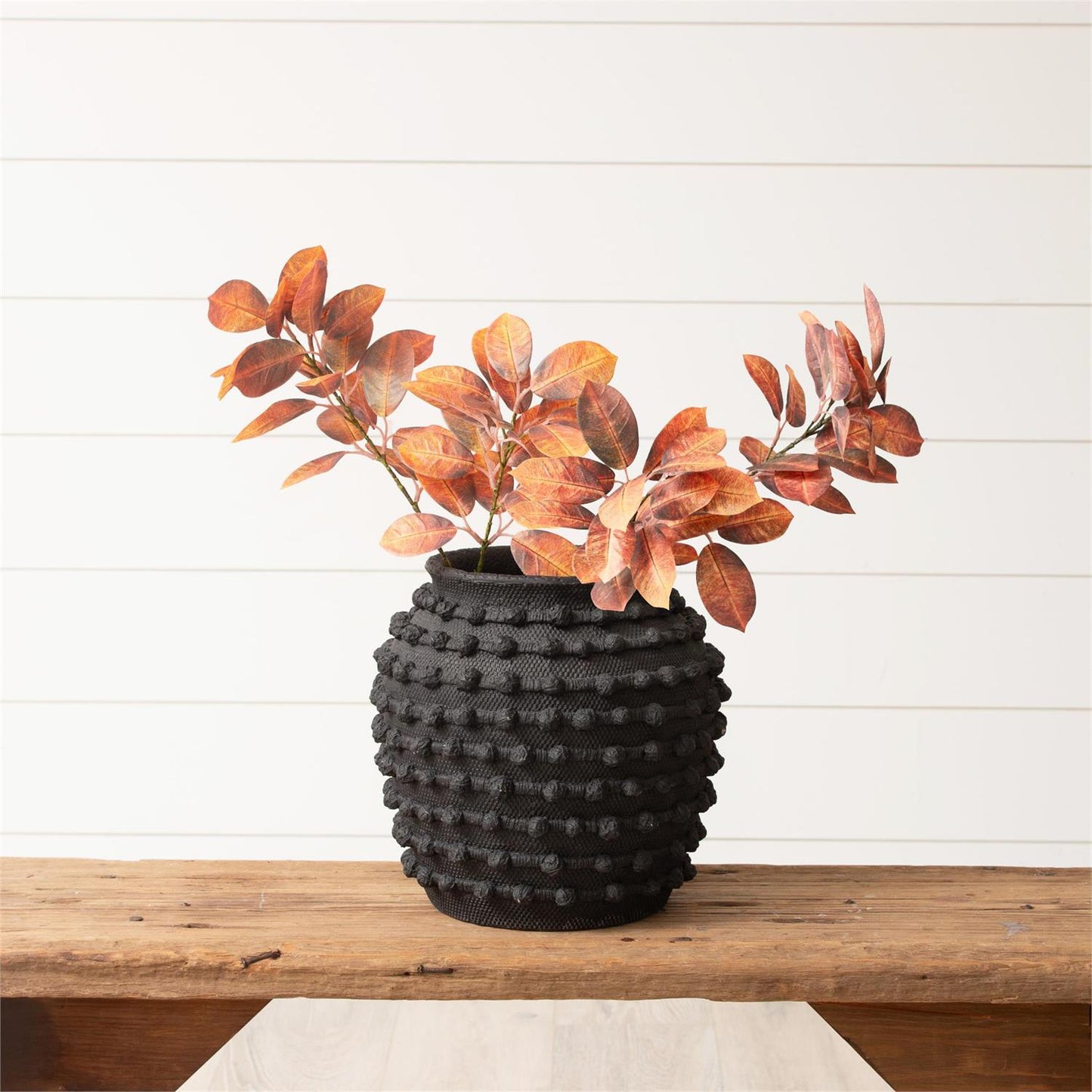 Cement Vase Black