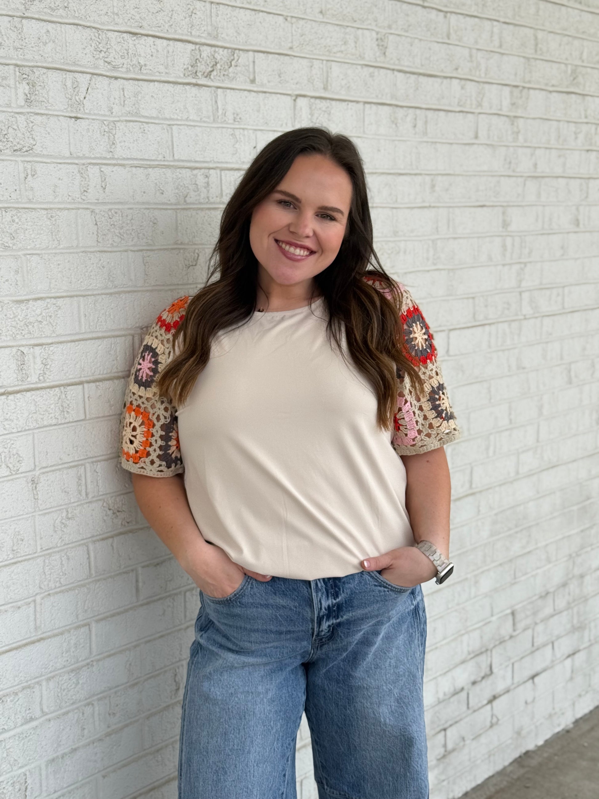 Floral Crochet Top