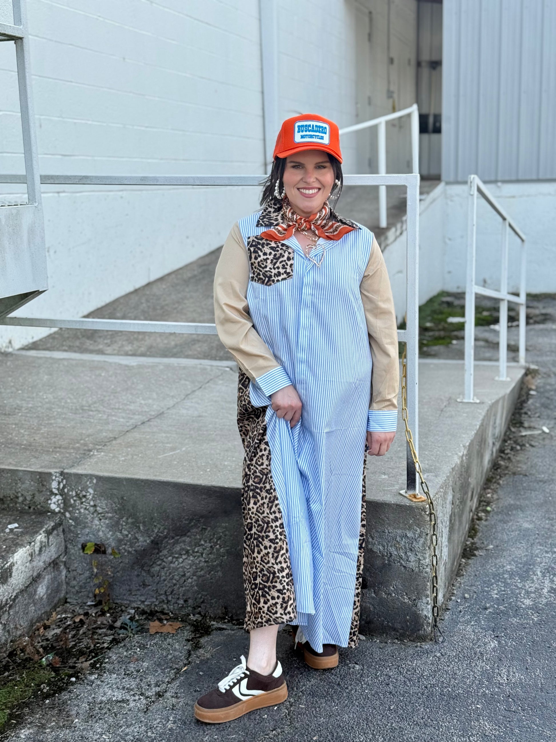 Safari Breeze Maxi Dress