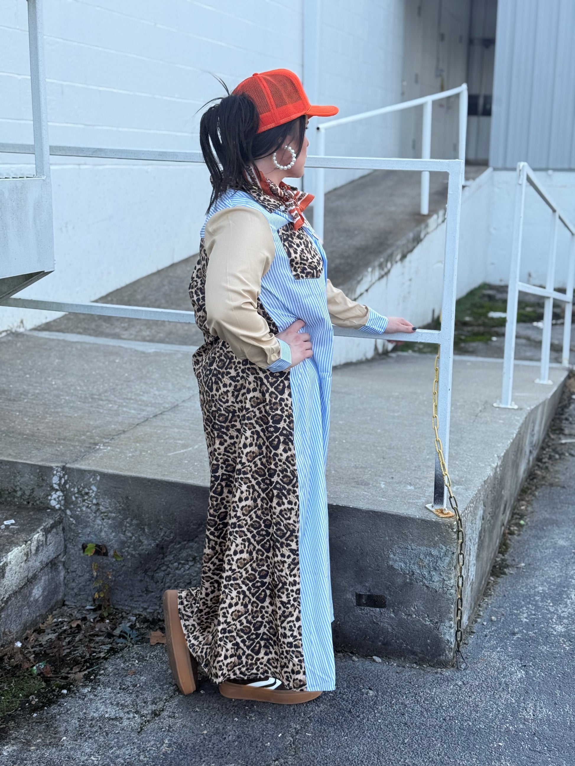 Safari Breeze Maxi Dress