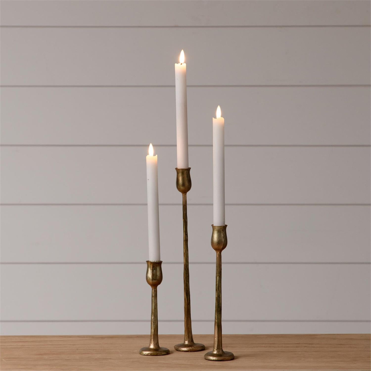 Hand Forged Metal Candle Holders