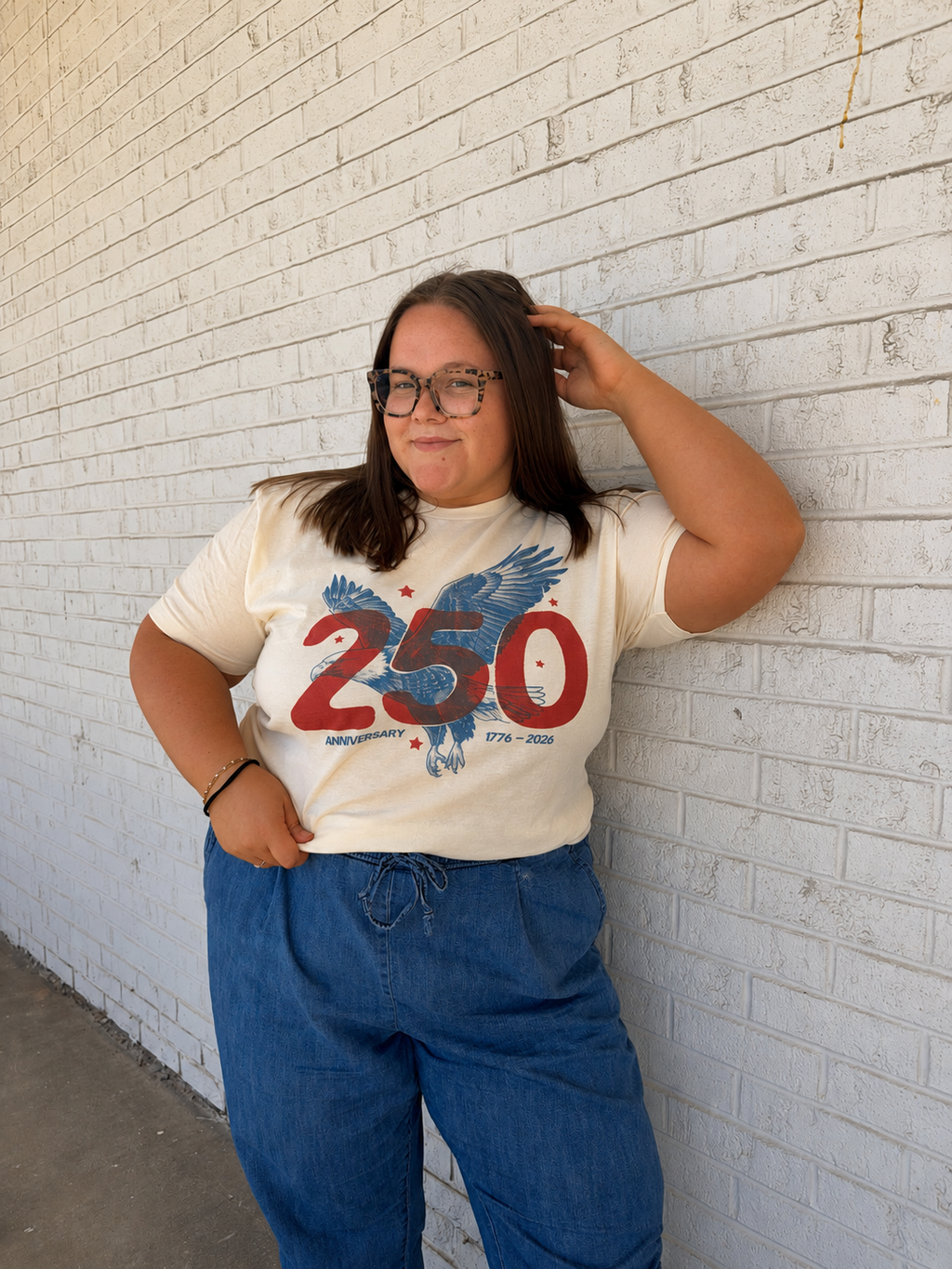 250 USA Anniversary Eagle Tee