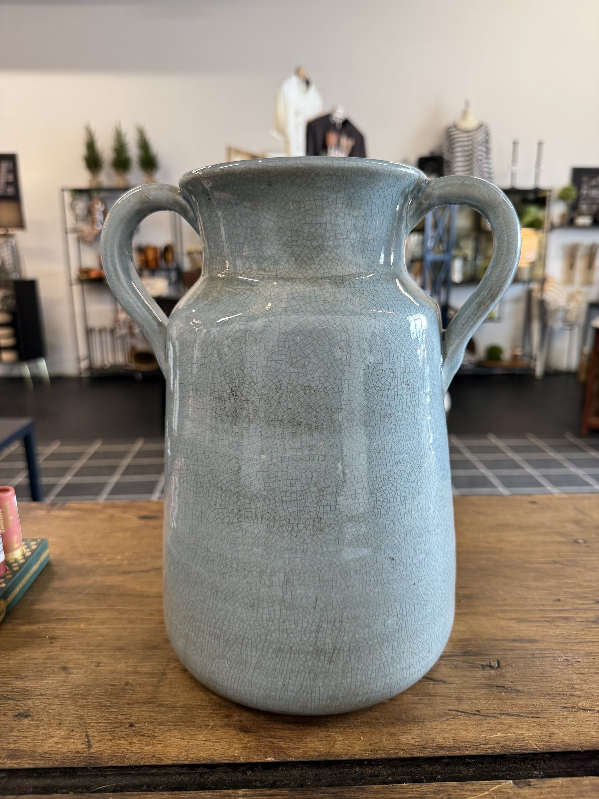 Light blue vase
