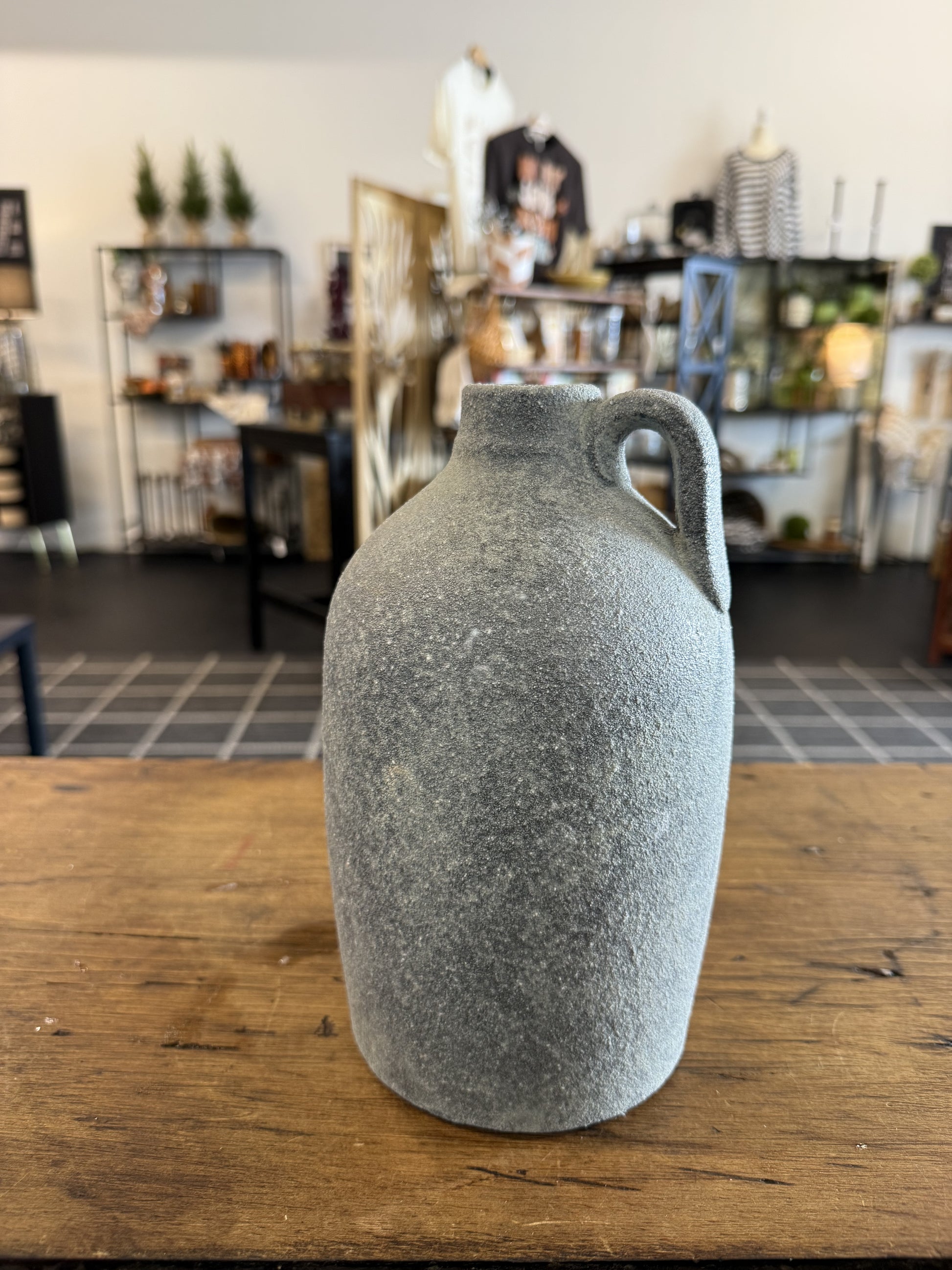 Grey vase